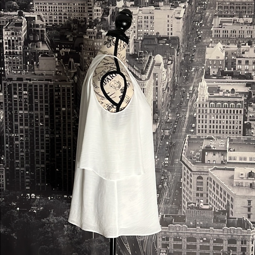 Ellen Tracy Cold Shoulder Blouse - Picture 7 of 14
